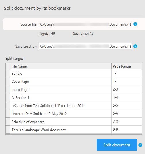 How to Split PDF by Page Ranges